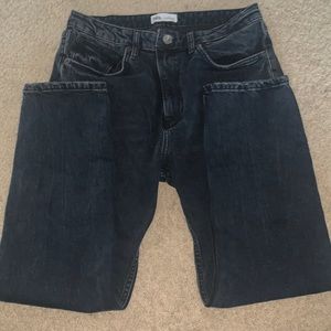 Dark blue Zara mom jeans size 10
